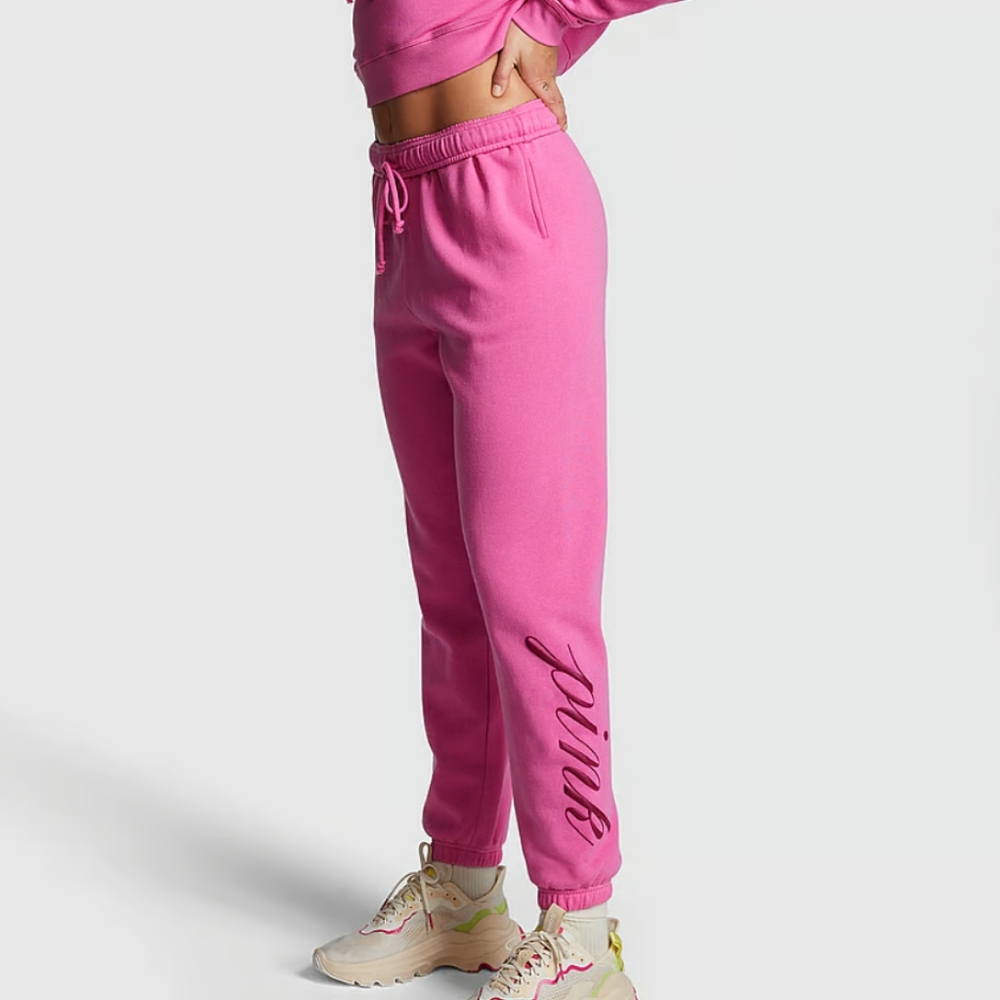 PINK Victoria's Secret Pink Everyday Fleece High Waist Sweatpants Size Medium